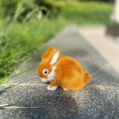 Plush Rabbit Toy Model Birthday Gift Home Ornaments Photography Props
