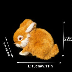 Plush Rabbit Toy Model Birthday Gift Home Ornaments Photography Props