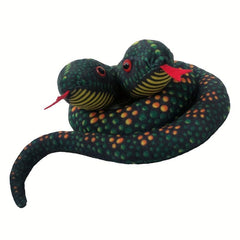 Large Stuffed Animal Snake Plush Realistic Toy 114 3 Cm Double Head