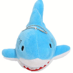 Shark Plush Key Pendant Ocean Animal Toy Keychain Charm