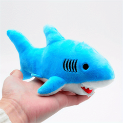 Shark Plush Key Pendant Ocean Animal Toy Keychain Charm