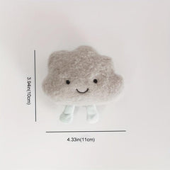 Creative Cartoon Cloud Brooch for Outfit Enhancement