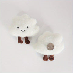 Creative Cartoon Cloud Brooch for Outfit Enhancement