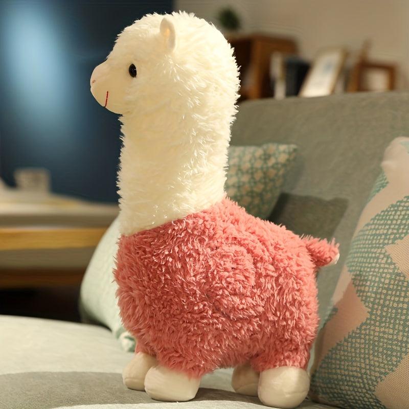 Alpaca Doll Stuffed Toy Creative Doll Pillow Birthday Gift Year Gift