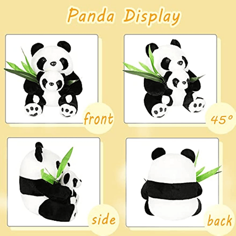 Plush Panda Stuffed Animals With Panda Baby Soft Toy