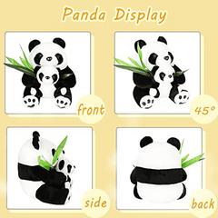 Plush Panda Stuffed Animals With Panda Baby Soft Toy