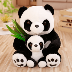 Plush Panda Stuffed Animals With Panda Baby Soft Toy