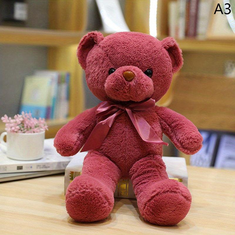 1pc Bear Plush Toy Stuffed Teddy Bear Soft Bear Wedding Gift Baby Toy