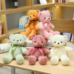 1pc Bear Plush Toy Stuffed Teddy Bear Soft Bear Wedding Gift Baby Toy
