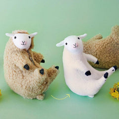 Japanese Shaved Lamb Rokko Mountain Doll Plush Toy Gift