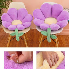 Flower Cushion Pillow Non-slip Chair Cushion
