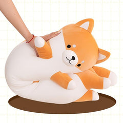 Shiba Inu Long Body Pillow Plush Toy Gift