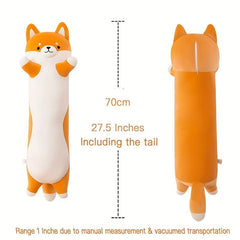Shiba Inu Long Body Pillow Plush Toy Gift