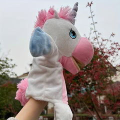 Unicorn Plush Hand Puppet Toy for Kids Gift