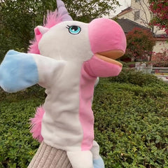 Unicorn Plush Hand Puppet Toy for Kids Gift