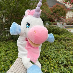Unicorn Plush Hand Puppet Toy for Kids Gift
