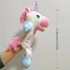 Unicorn Plush Hand Puppet Toy for Kids Gift