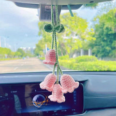 Bellflower Knitted Car Pendant