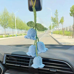 Bellflower Knitted Car Pendant