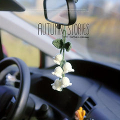Bellflower Knitted Car Pendant