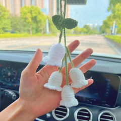 Bellflower Knitted Car Pendant
