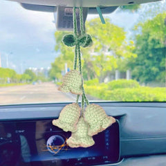 Bellflower Knitted Car Pendant