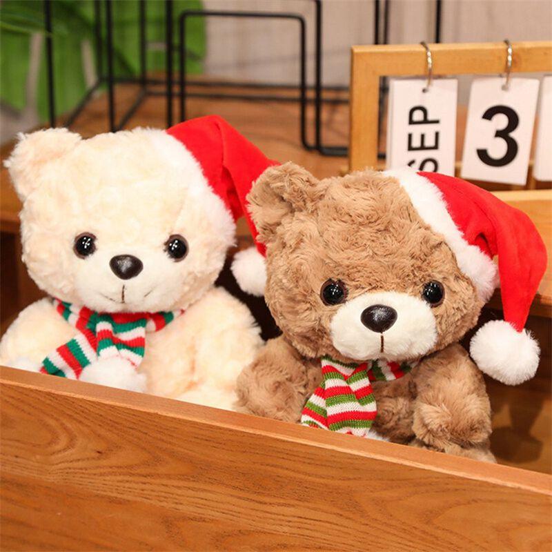 Scarf Teddy Bear Doll Christmas Little Bear Plush Toy Stuffed Animals Doll