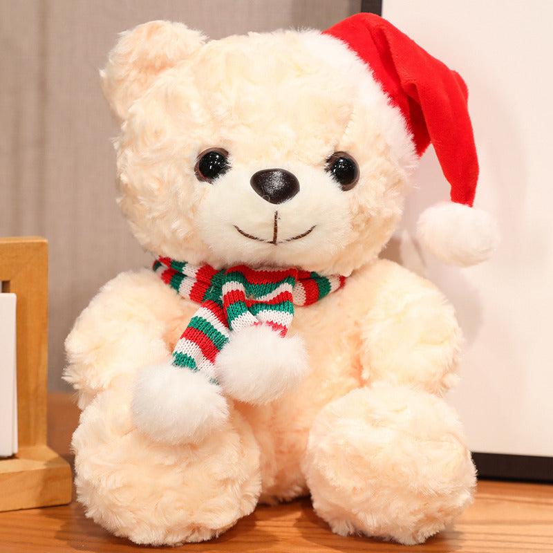 Scarf Teddy Bear Doll Christmas Little Bear Plush Toy Stuffed Animals Doll