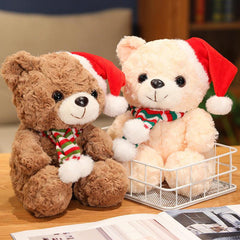 Scarf Teddy Bear Doll Christmas Little Bear Plush Toy Stuffed Animals Doll