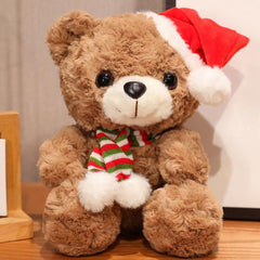 Scarf Teddy Bear Doll Christmas Little Bear Plush Toy Stuffed Animals Doll