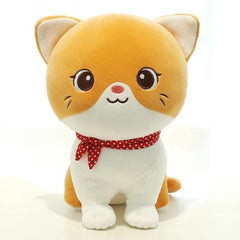 Lucky Cat Dolls Soft Animal Pillows Small Cats Plush Toys