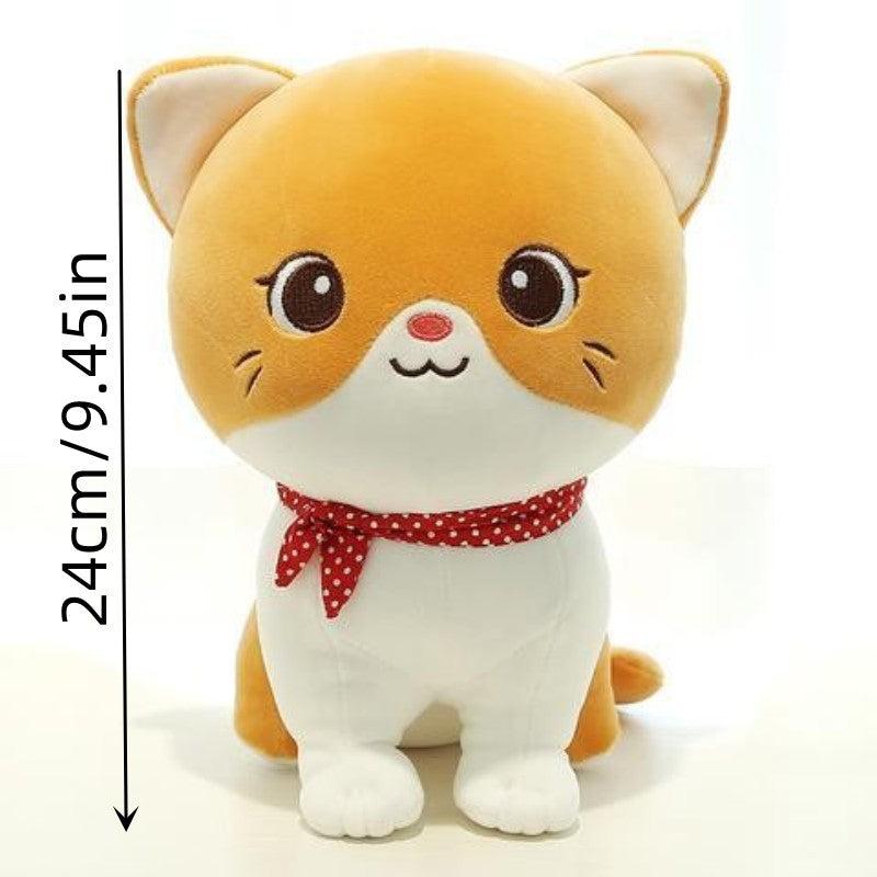 Lucky Cat Dolls Soft Animal Pillows Small Cats Plush Toys