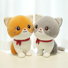 Lucky Cat Dolls Soft Animal Pillows Small Cats Plush Toys