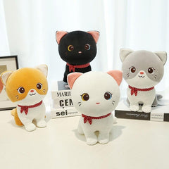 Lucky Cat Dolls Soft Animal Pillows Small Cats Plush Toys