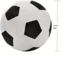 Soft Plush Soccer Ball Pillow Durable Stuffed Toy for Kids