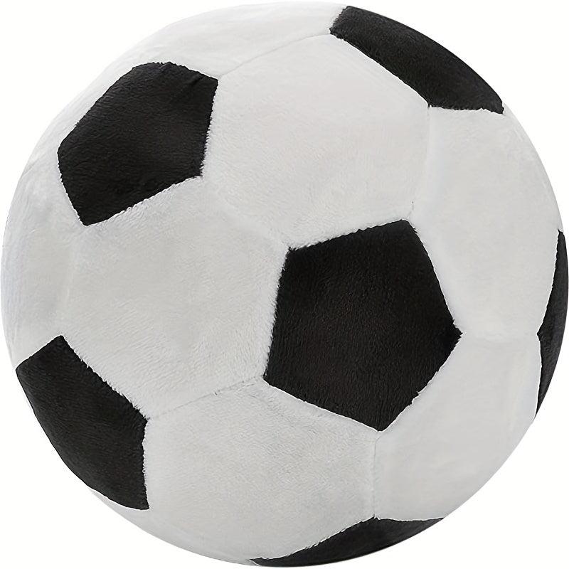 Soft Plush Soccer Ball Pillow Durable Stuffed Toy for Kids