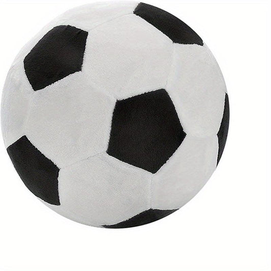 Soft Plush Soccer Ball Pillow Durable Stuffed Toy for Kids