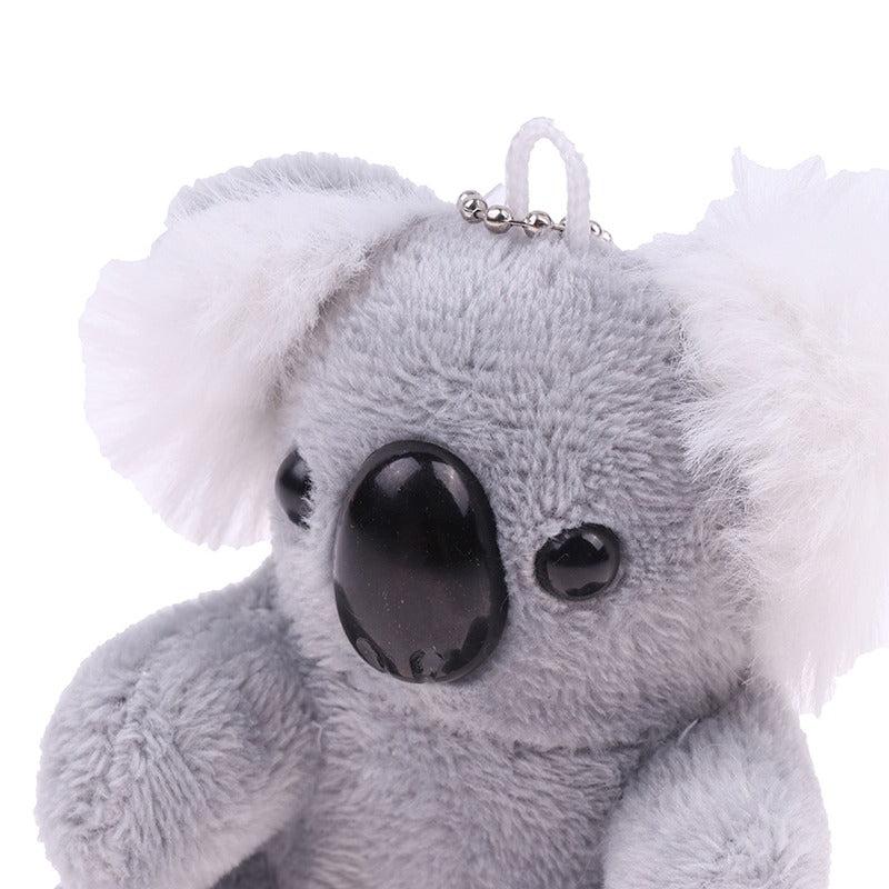 Small Gray Koala Bear Plush Stuffed Keychains Plush Animal Doll Toys