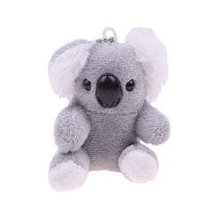 Small Gray Koala Bear Plush Stuffed Keychains Plush Animal Doll Toys