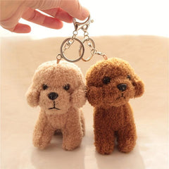 Poodle Plush Key Chain - Cute Birthday Gift for Kids & Girls