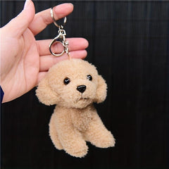 Poodle Plush Key Chain - Cute Birthday Gift for Kids & Girls