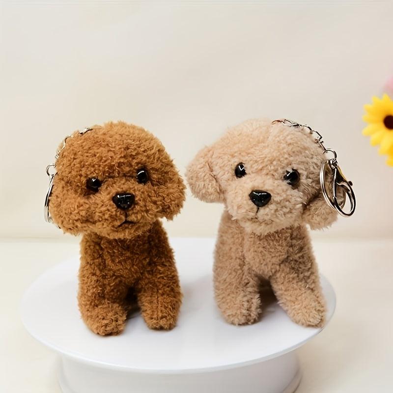 Poodle Plush Key Chain - Cute Birthday Gift for Kids & Girls