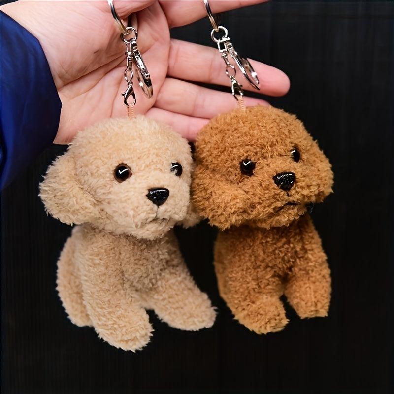 Poodle Plush Key Chain - Cute Birthday Gift for Kids & Girls