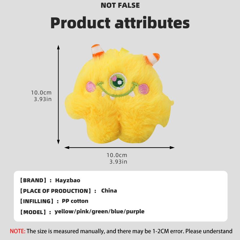 Big Eyed Plush Keychain for Cute Fun