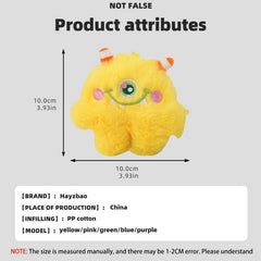 Big Eyed Plush Keychain for Cute Fun