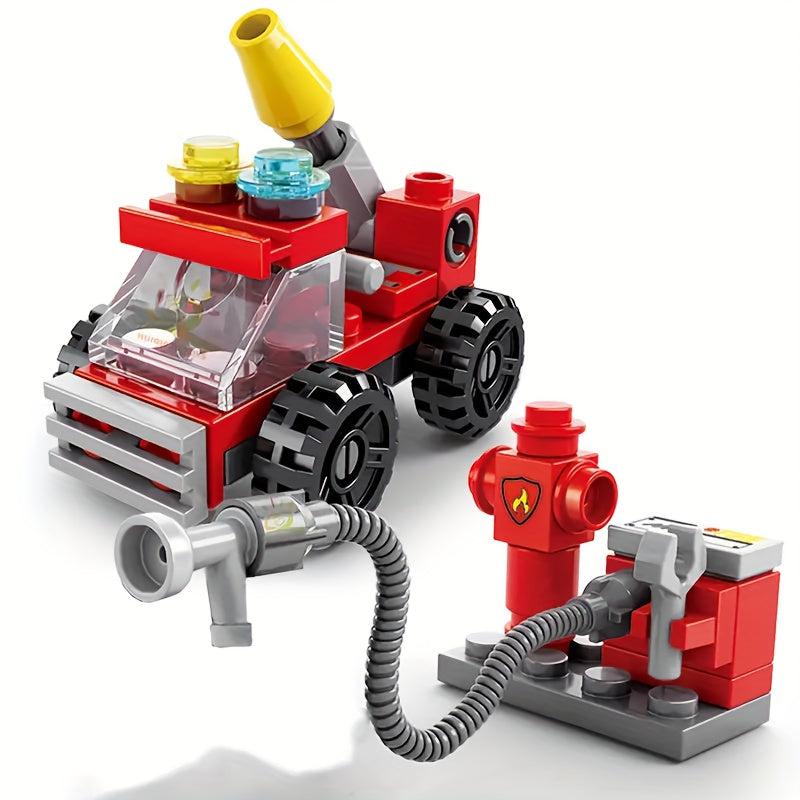 6-In-1 Kids Fire Truck Toy Educational Toy