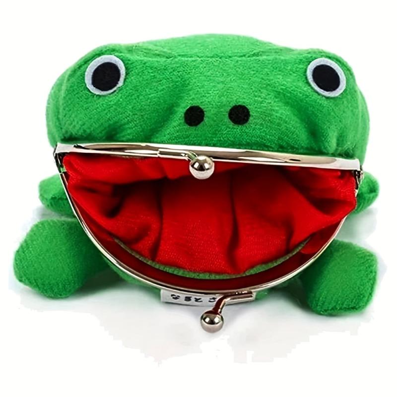 Frog Wallet Anime Cartoon Coin Purse Manga Flannel Plush Toy