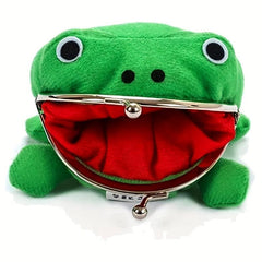 Frog Wallet Anime Cartoon Coin Purse Manga Flannel Plush Toy