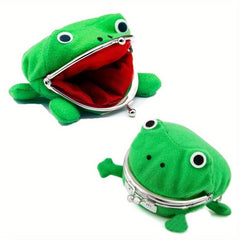 Frog Wallet Anime Cartoon Coin Purse Manga Flannel Plush Toy