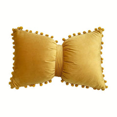 Dutch Fluffy Pom Pillow Cover Strap 30 48x50.8cm
